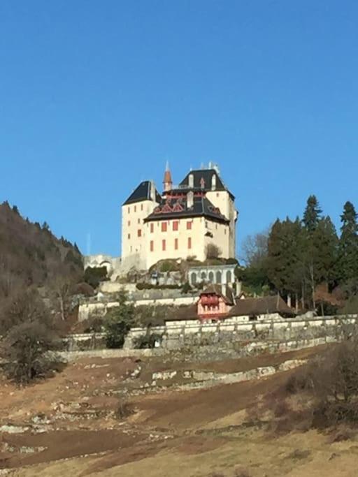 Maison De Vacances 220M2 Vue Lac Et Chateau マントン・サン・ベルナール エクステリア 写真